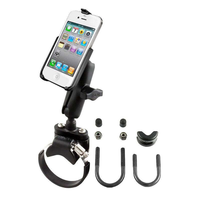 RAM® ATV/UTV Double Ball Rail Mount for Apple iPhone 4 & 4S - RAM-B-149Z-2-AP9 - OC Mounts