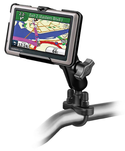 RAM® Handlebar U-Bolt Double Ball Mount for Garmin nuvi 1400 Series - RAM-B-149Z-GA35U - OC Mounts