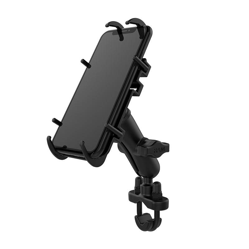 RAM® Quick-Grip™ Phone Mount with Handlebar U-Bolt Base - RAM-B-149Z-PD3U - OC Mounts