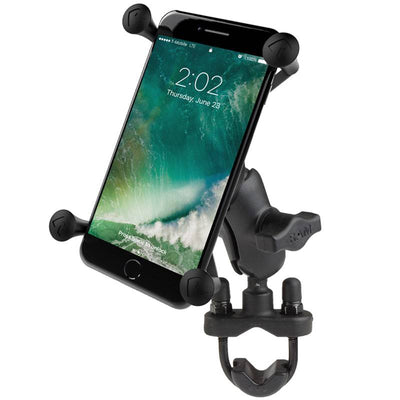 RAM® X-Grip® Large Phone Mount with Handlebar U-Bolt Base - RAM-B-149Z-A-UN10U - OC Mounts