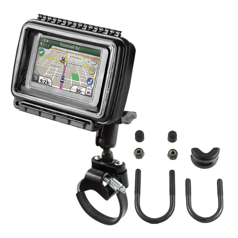RAM® Aqua Box® ATV/UTV Rail Mount for Medium-Wide Devices - RAM-B-149Z-2-AQ6 - OC Mounts