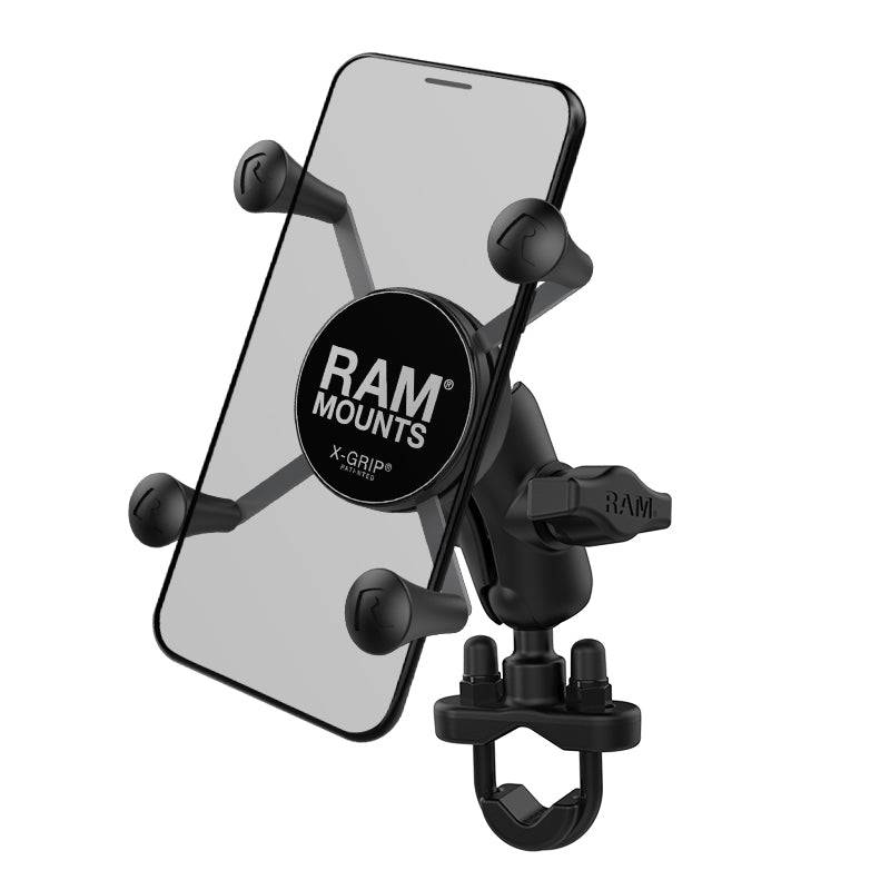 RAM® X-Grip® Phone Mount with Handlebar U-Bolt Base - RAM-B-149Z-A-UN7U - OC Mounts