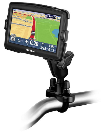 RAM® Handlebar U-Bolt Mount for TomTom Start 55, XXL 550 + More - RAM-B-149Z-TO10U - OC Mounts