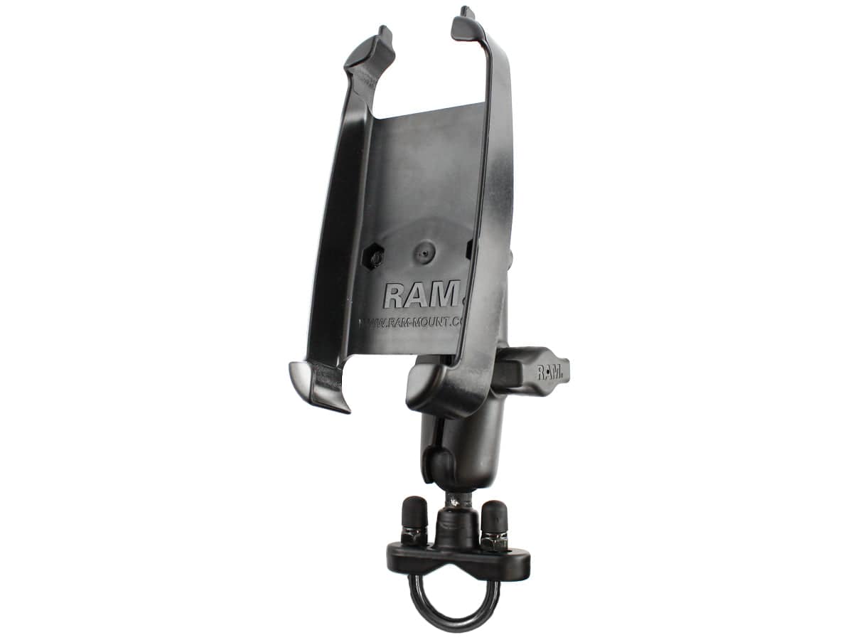 RAM® Handlebar U-Bolt Double Ball Mount for Lowrance AirMap 600C + More - RAM-B-149Z-LO3U - OC Mounts