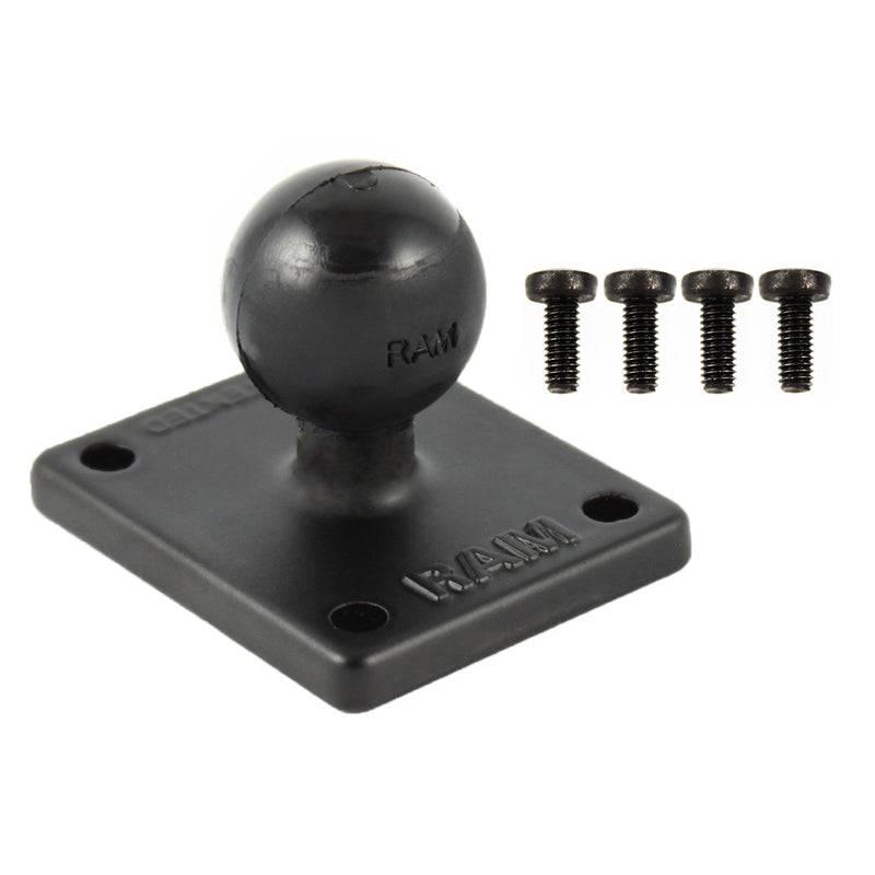 RAM® Square Base Adapter with Hardware for Magellan Maestro + More - RAM-B-202-MA4U - OC Mounts