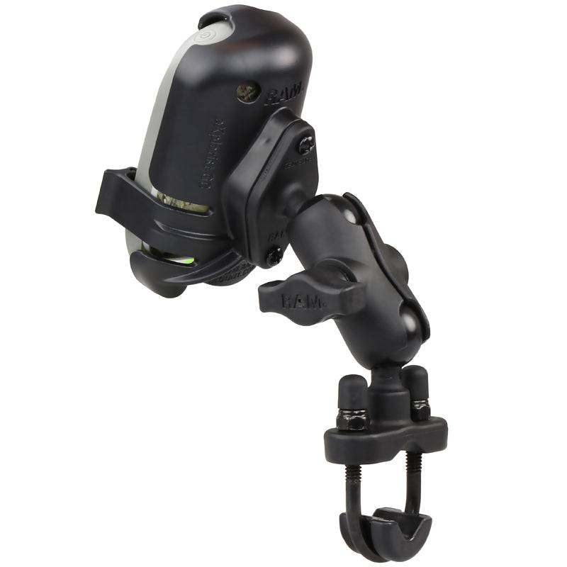 RAM® Handlebar U-Bolt Double Ball Mount for Magellan eXplorist GC + More - RAM-B-149Z-A-MA15U - OC Mounts