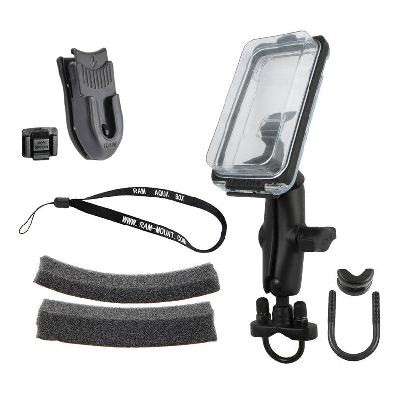 RAM® Aqua Box® Pro 10 with Handlebar U-Bolt Mount & Accessories - RAM-B-149Z-AQ7-1U - OC Mounts