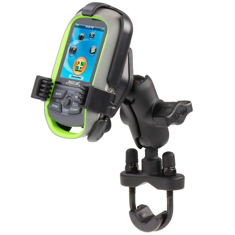 RAM® Handlebar U-Bolt Double Ball Mount for Magellan eXplorist GC + More - RAM-B-149Z-A-MA15U - OC Mounts
