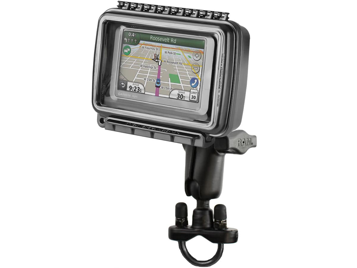 RAM® Aqua Box® with Handlebar U-Bolt Mount for Medium-Wide Devices - RAM-B-149Z-AQ6U - OC Mounts