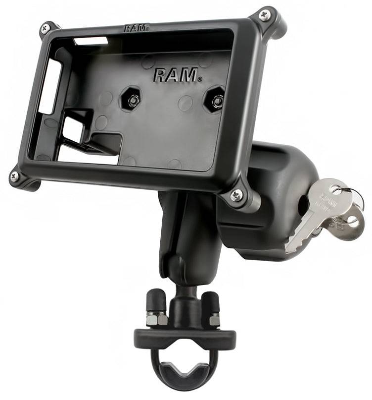 RAM® Handlebar U-Bolt Mount with Locking Case for Garmin nuvi + More - RAM-B-149Z-GA25LU - OC Mounts