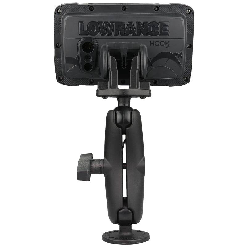 RAM® Double Ball Mount for Lowrance Hook² Series - RAM-101-LO12 - OC Mounts
