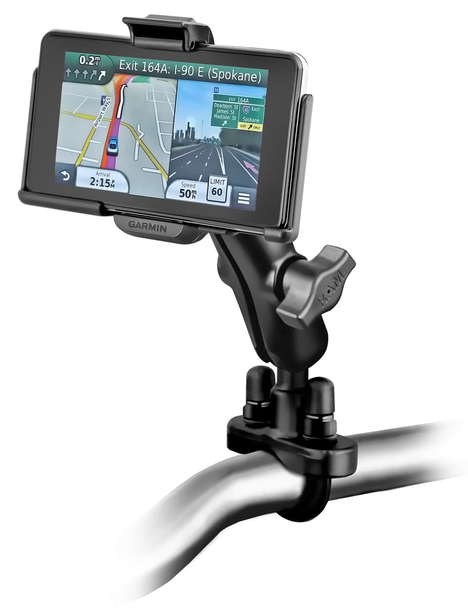 RAM® Handlebar U-Bolt Double Ball Mount for Garmin nuvi 3000 Series - RAM-B-149Z-GA39U - OC Mounts