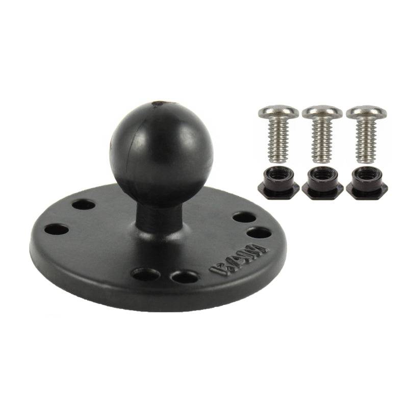 RAM® Round Plate with Ball & Mounting Hardware for Garmin GPSMAP + More - RAM-B-202-G2U - OC Mounts