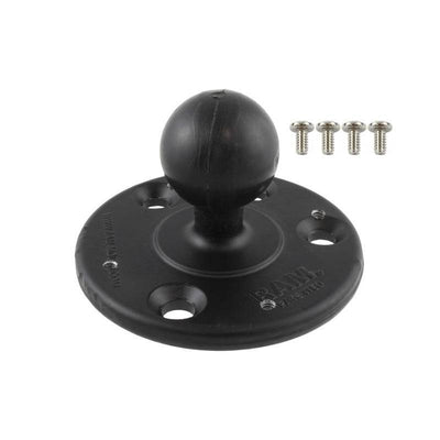 RAM® Large Round Plate with Ball for Raymarine A50, A50D, A57D & A70 - RAM-240U-RM1 - OC Mounts