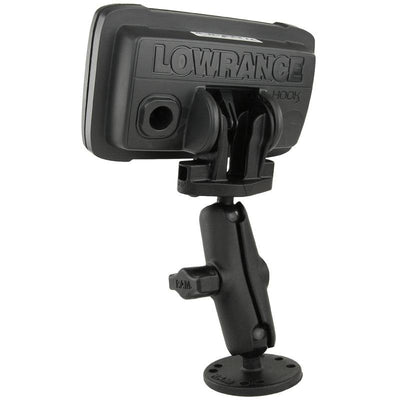 RAM® Double Ball Mount for Lowrance Hook² Series - RAM-B-101-LO12 - OC Mounts
