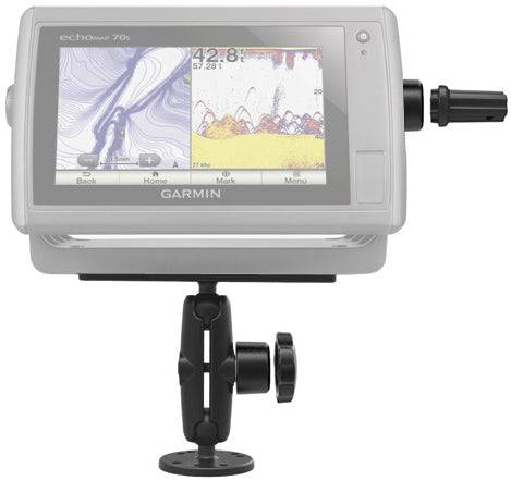 RAM® Pin-Lock™ Universal Marine Electronic Mount with Gimbal Knob - RAM-SG-B-111U - OC Mounts