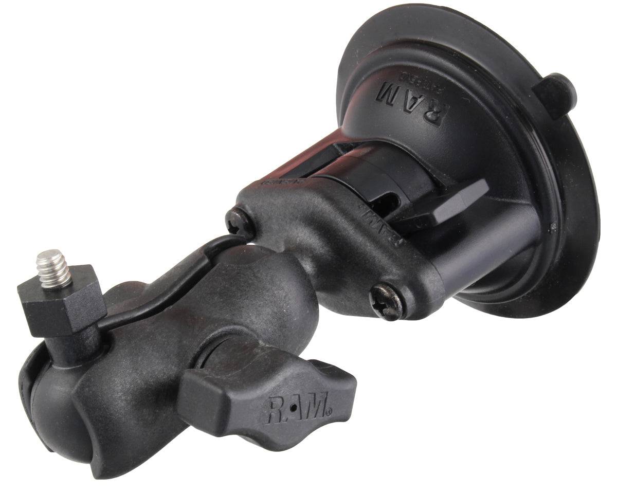 RAM® Tough-Ball™ Action Camera Mount with RAM® Twist-Lock™ Suction Cup - RAP-B-224-A-379-252025U - OC Mounts