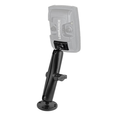 RAM® Double Ball Mount for Lowrance Elite-4 & Mark-4 - RAM-B-101-C-LO11 - OC Mounts