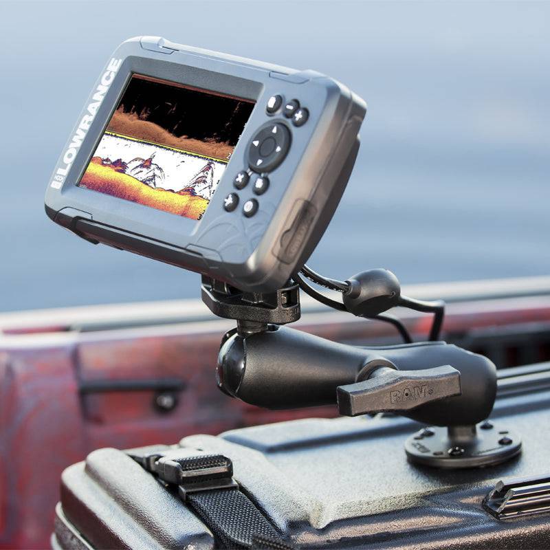 RAM® Double Ball Mount for Lowrance Hook² Series - RAM-101-LO12 - OC Mounts