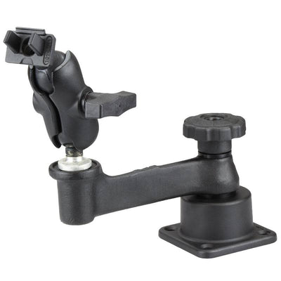 RAM Horizontal Swing Arm Mount for Lowrance Elite-5 Series - RAM-109H-2B-B-LO11 - OC Mounts