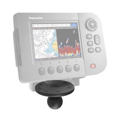 RAM® Large Round Plate with Ball for Raymarine A50, A50D, A57D & A70 - RAM-240U-RM1 - OC Mounts