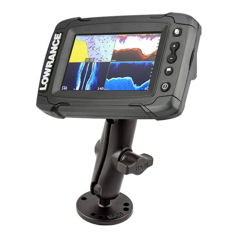 RAM® Double Ball Mount for Lowrance Elite-5 & Elite-7 Ti - RAM-B-101-LO11 - OC Mounts