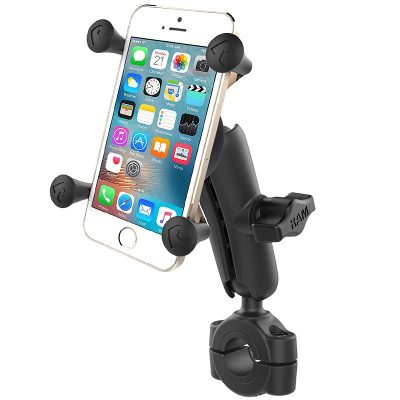 RAM® X-Grip® Phone Mount with RAM® Torque™ Medium Rail Base - RAM-B-408-75-1-UN7U - OC Mounts