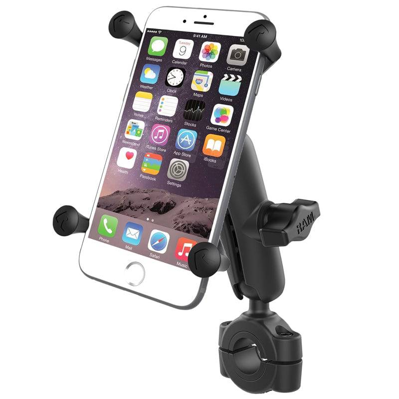 RAM® X-Grip® Large Phone Mount with RAM® Torque™ Medium Rail Base - RAM-B-408-75-1-UN10U - OC Mounts