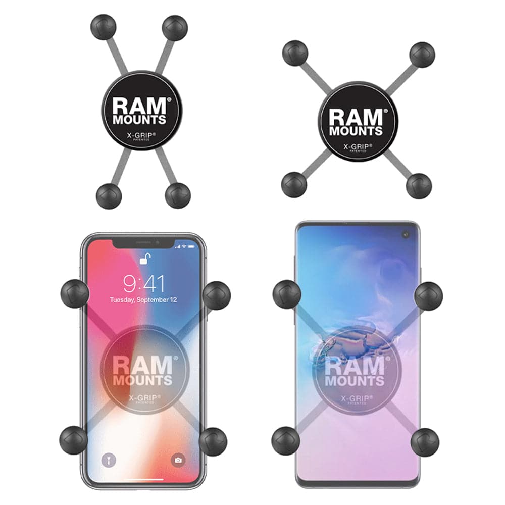 RAM® X-Grip® Phone Mount with RAM® Torque™ Large Rail Base - RAM-B-408-112-15-UN7U - OC Mounts