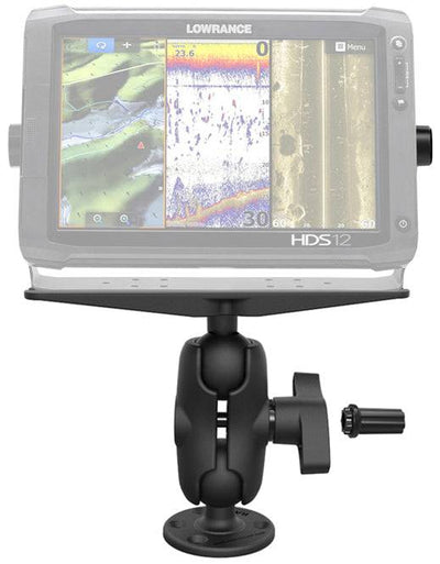 RAM® Pin-Lock™ Universal Marine Electronic Mount with Gimbal Knob - RAM-SG-D-111U-C - OC Mounts