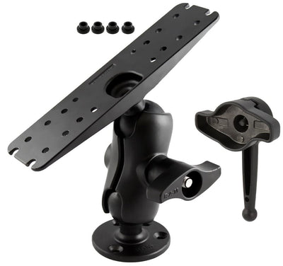 RAM® Large Marine Electronics Mount with RAM® Hi-Torq™ Wrench - RAM-D-111-C-KNOB9H - OC Mounts