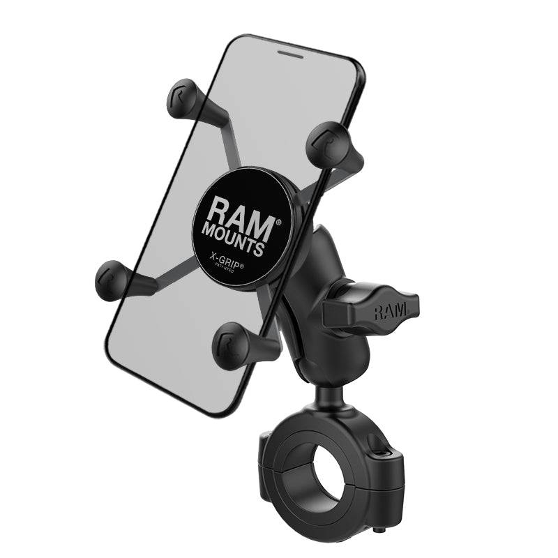 RAM® X-Grip® Phone Mount with RAM® Torque™ Large Rail Base - RAM-B-408-112-15-A-UN7U - OC Mounts