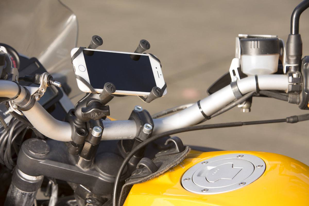 RAM® X-Grip® Phone Mount with RAM® Torque™ Medium Rail Base - RAM-B-408-75-1-A-UN7U - OC Mounts