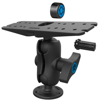 RAM® Pin-Lock™ Universal Marine Electronic Mount with Gimbal Knob - RAM-SG-D-111U-C - OC Mounts