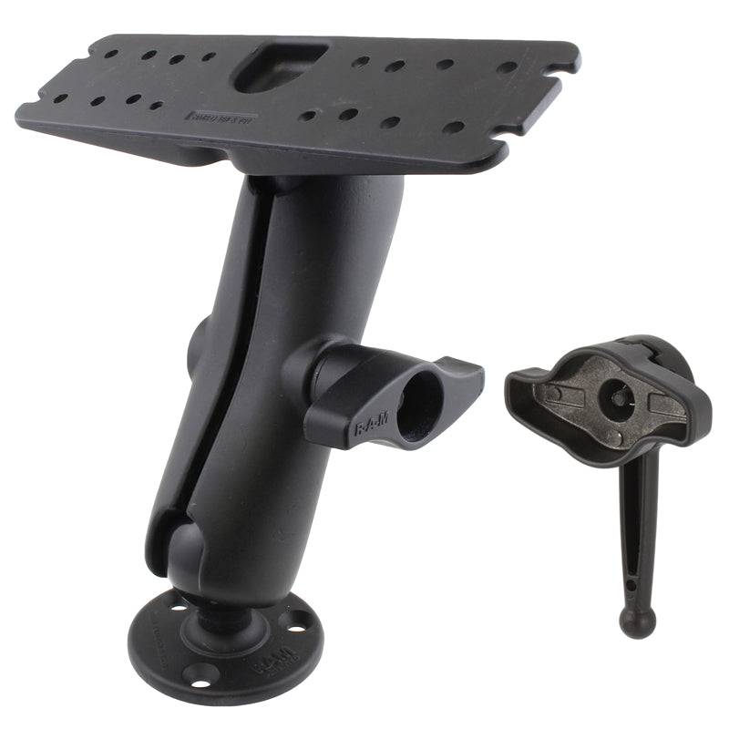 RAM® Large Marine Electronics Mount with RAM® Hi-Torq™ Wrench - RAM-D-111-KNOB9HU - OC Mounts