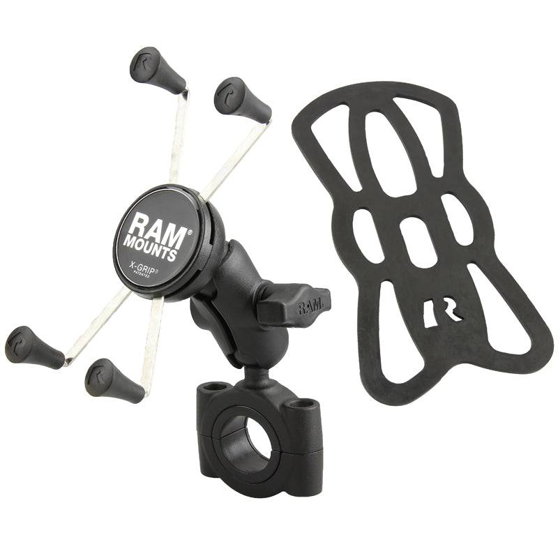 RAM® X-Grip® Large Phone Mount with RAM® Torque™ Large Rail Base - RAM-B-408-112-15-A-UN10 - OC Mounts