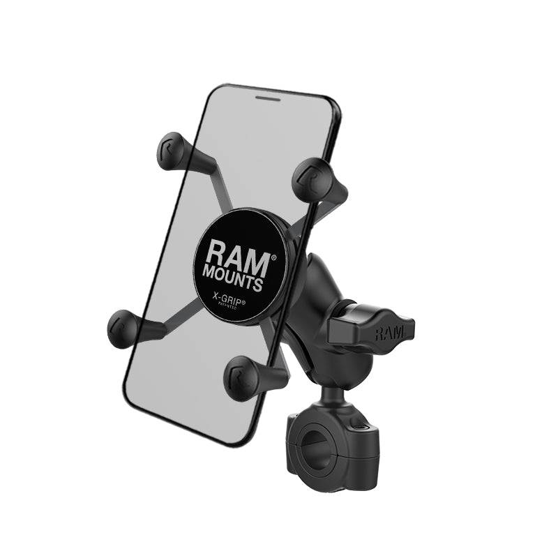 RAM® X-Grip® Phone Mount with RAM® Torque™ Medium Rail Base - RAM-B-408-75-1-A-UN7U - OC Mounts
