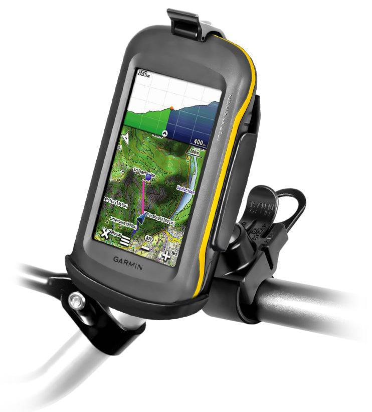 RAM® EZ-Strap™ Rail Mount for Garmin Montana 600, 650, 650T, 680 & 680T - RAP-SB-187-GA46 - OC Mounts