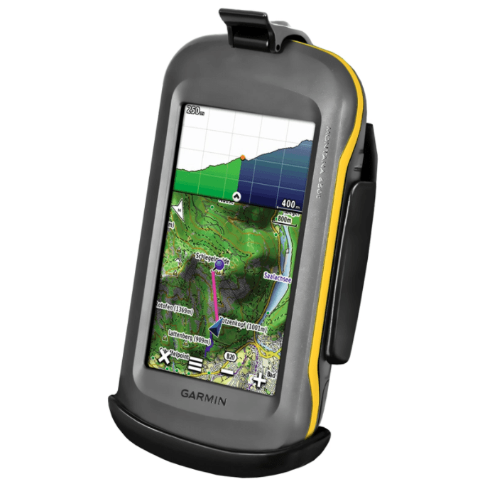 RAM® EZ-Strap™ Rail Mount for Garmin Montana 600, 650, 650T, 680 & 680T - RAP-SB-187-GA46 - OC Mounts