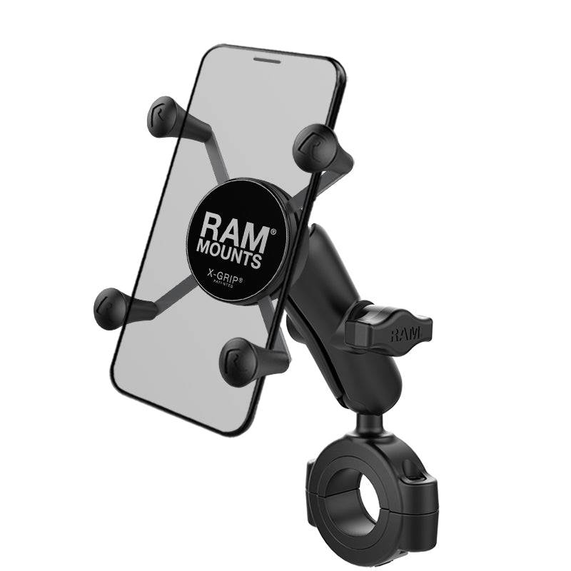 RAM® X-Grip® Phone Mount with RAM® Torque™ Large Rail Base - RAM-B-408-112-15-UN7U - OC Mounts