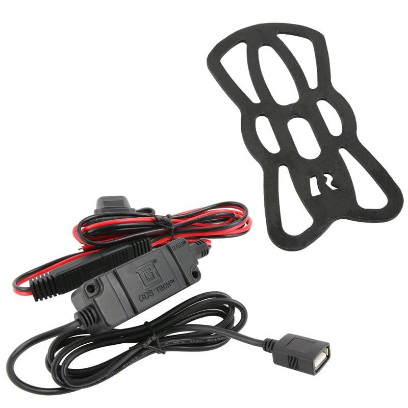 RAM® Tough-Charge™ Waterproof Wireless Charging Mount with Tough-Claw™ - RAM-B-400-A-UN12W-V7M - OC Mounts