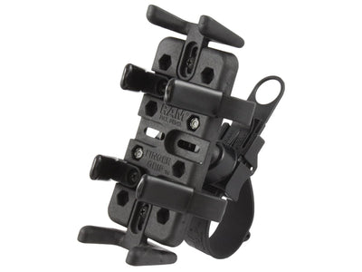 RAM® Finger-Grip™ Universal Holder with RAM® EZ-Strap™ Rail Mount - RAP-SB-187-UN4 - OC Mounts