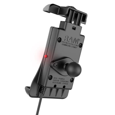 RAM® Quick-Grip™ Waterproof Wireless Charging Handlebar Mount - RAM-B-149Z-A-UN14W-V7M - OC Mounts
