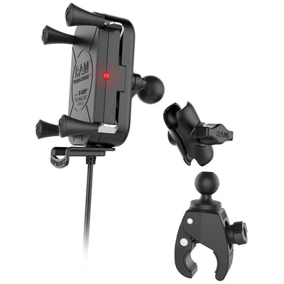 RAM® Tough-Charge™ Waterproof Wireless Charging Mount with Tough-Claw™ - RAM-B-400-A-UN12W-V7M - OC Mounts
