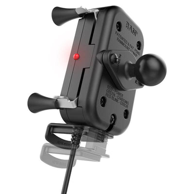 RAM® Tough-Charge™ Waterproof Wireless Charging Mount with Tough-Claw™ - RAM-B-400-A-UN12W-V7M - OC Mounts