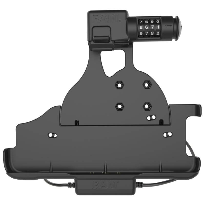 RAM® Power + Data Combo-Locking Cradle for Samsung Tab Active Pro - RAM-HOL-SAM52PDCLU - OC Mounts