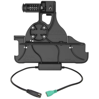 RAM® Power + Data Combo-Locking Cradle for Samsung Tab Active Pro - RAM-HOL-SAM52PDCLU - OC Mounts