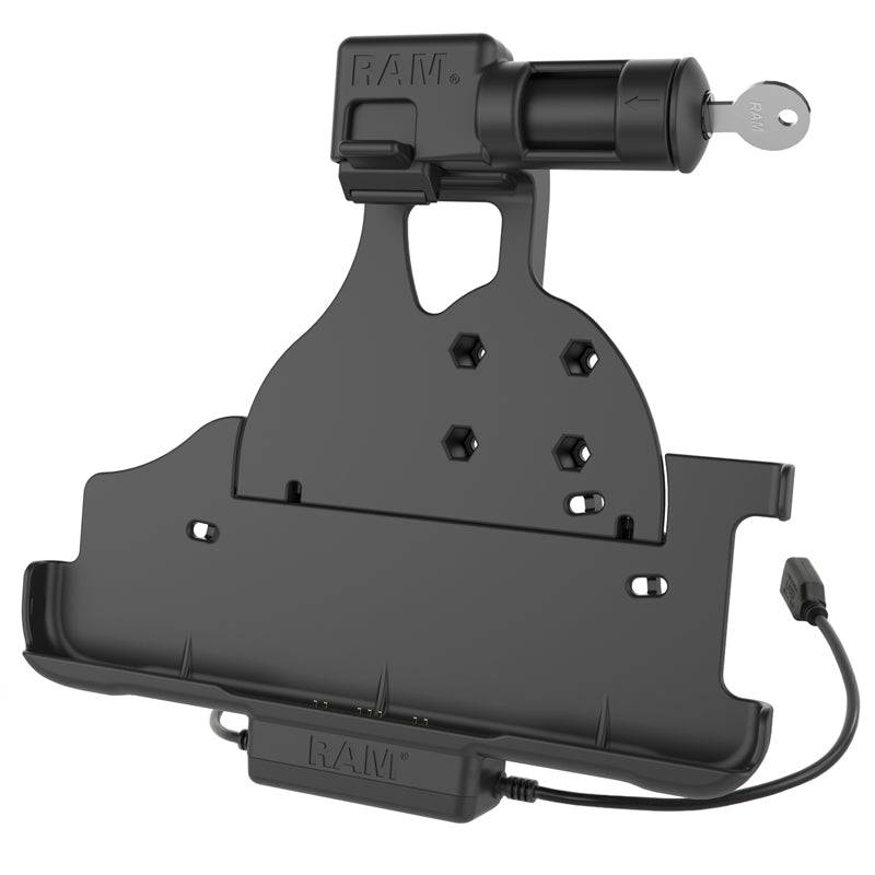 RAM® Power + Data Key-Locking Cradle for Samsung Tab Active Pro - RAM-HOL-SAM52PDKLU - OC Mounts