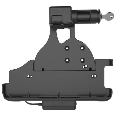 RAM® EZ-Roll'r™ Powered Key-Locking Cradle for Samsung Tab Active Pro - RAM-HOL-SAM52PKLU - OC Mounts