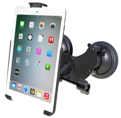 RAM® EZ-Roll'r™ with RAM® Twist-Lock™ Dual Suction for iPad mini 1-3 - RAM-B-189-AP14-ALA1-KRU - OC Mounts